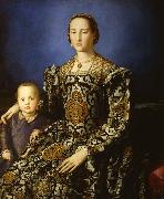 Agnolo Bronzino Eleonora of Toledo and her Son Giovanni (mk08) oil painting